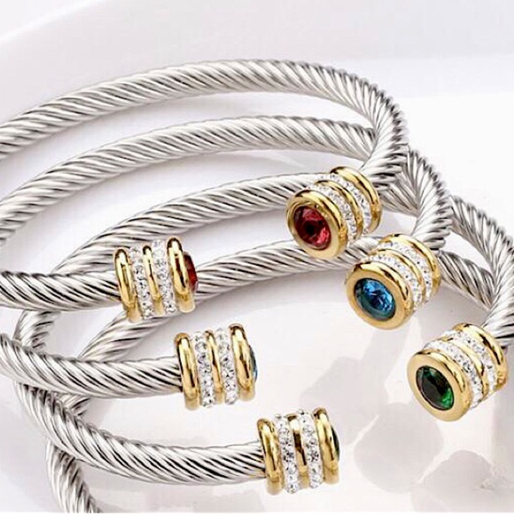 New Arrival!! Stainless Steel Bangle Cuff Bracelet.